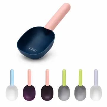 ABS Arc Pet Spoon with Measurement Lines for Precise Feeding