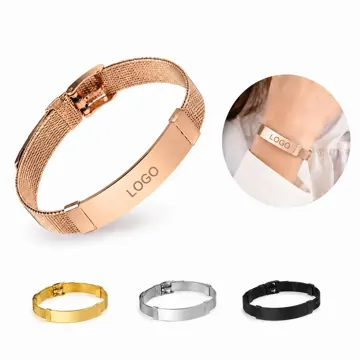 Waterproof Adjustable Stainless Steel Wristband for Daily