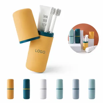 2-in-1 Detachable Travel Toothbrush Case with Ventilated