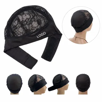 Adjustable Silky Wig Cap with hook-and-loop Closure