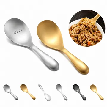 304 Stainless Steel Rice Paddle, Food-Grade Serving Spoon