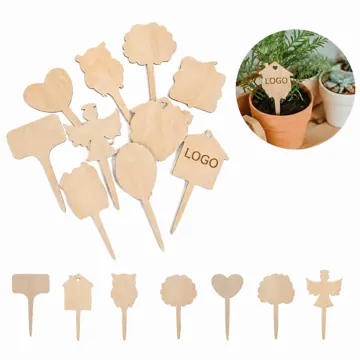 Weatherproof Bamboo Plant Labels for Garden Organization