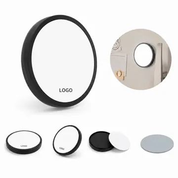 Compact Celluloid Button Pocket Mirror for On-the-Go