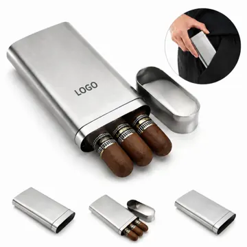 Stainless Steel Cigar Protector Tube, Durable Travel Case