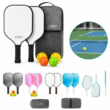 Premium Wood Pickleball Set with 4 Balls for Indoor Outdoor