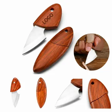 Mini Fish-Shaped EDC Pocket Knife with Sheath, Stainless