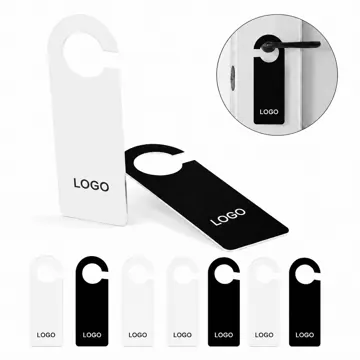 MDF Double Sided Door Hanger Sign for Do Not Disturb or