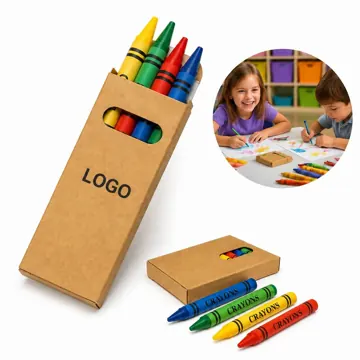 4 Packs Bulk Crayons, Non-Toxic Coloring Set for Kids
