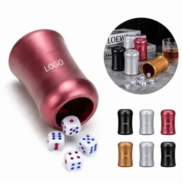 Shatterproof Plastic Dice Cup for Fair Rolling, Compact