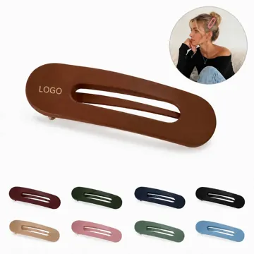 Large Oval Duckbill Hair Clips for Styling, Firm Grip