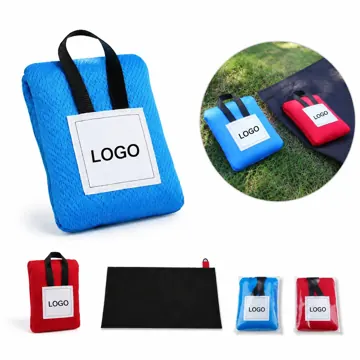 Mini Foldable Waterproof Beach Mat Pocket-Sized Outdoor