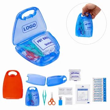 Compact Portable First Aid Kit with Essential Supplies