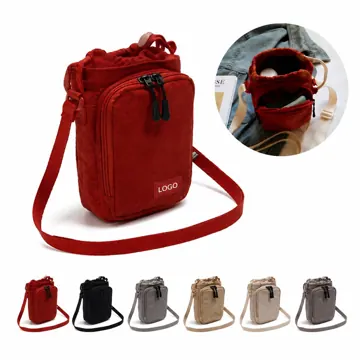 Nylon Crossbody Bag with Water-Resistant Outdoor Design
