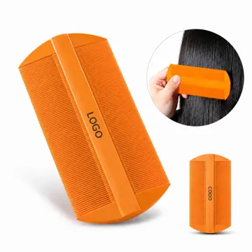 Dual Fine-Tooth Dandruff Lice Comb, Double-Sided for Wet