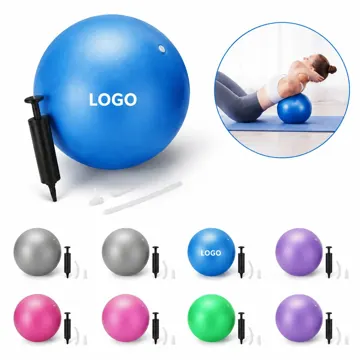 Mini Pilates Ball with Pump for Core Strength & Yoga