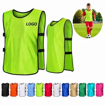 Breathable Youth Soccer Training Vest for Kids Scrimmage