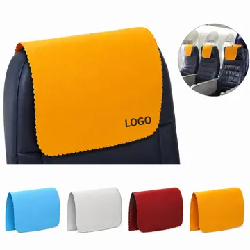 Custom Train & Plane Seat Headrest Cover, Breathable Travel