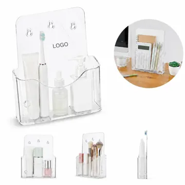 Clear Acrylic A4 Brochure Holder Front-Loading Display Rack