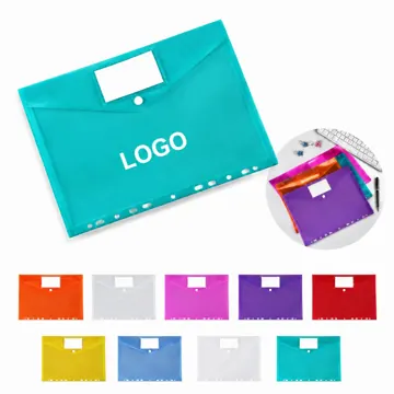 Thickened PP Document Envelope with 11 Holes and Business