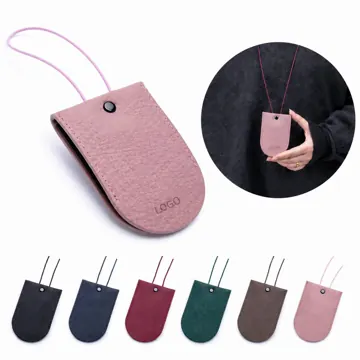 Retractable PU Key Lanyard with Secure Clip for Hands-Free