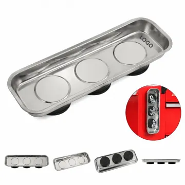 Magnetic Stainless Steel Tool Tray with Strong Magnet