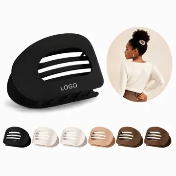 Matte Duckbill Hair Clip, Anti-Slip Flat Round for Firm Hold