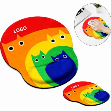 Ergonomic Mouse Pad with Wrist Rest, Non-Slip Rubber Base