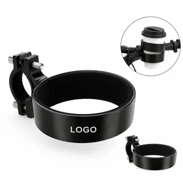 Aluminum Bike Cup Holder with Adjustable Handlebar Clamp