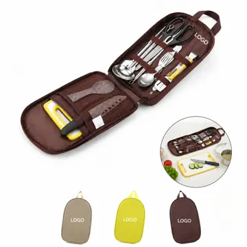 Compact Kitchen Utensil Storage Organizer with Compartments