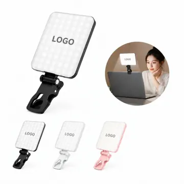 Portable Rechargeable LED Selfie Light with Adjustable