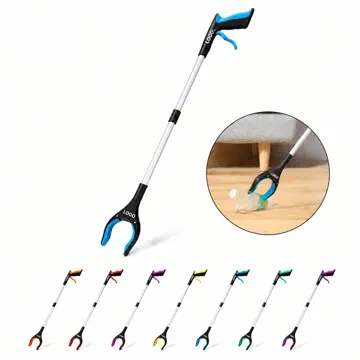 Collapsible Reach Extend Grabber Tool for Secure Pickup