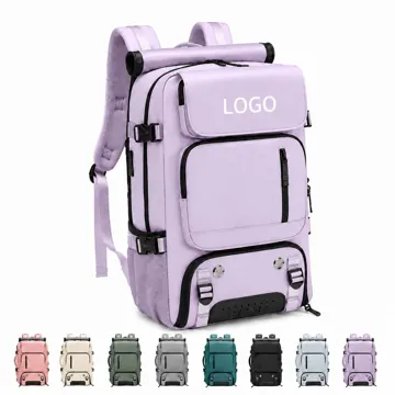 Water-Resistant Travel Backpack with Laptop Sleeve