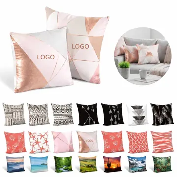 High-Loft Polyester Throw Pillow Insert with Soft Cover