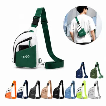 Water-Resistant Crossbody Chest Pack with Multiple