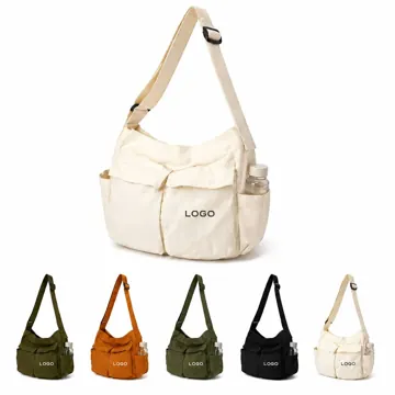 Canvas Crossbody Messenger Bag for Everyday Carry