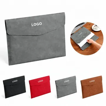 Water-Resistant Zippered Document Pouch for Business Papers