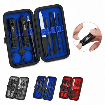 Professional Nail Care Kit with Clippers Cuticle Pushers