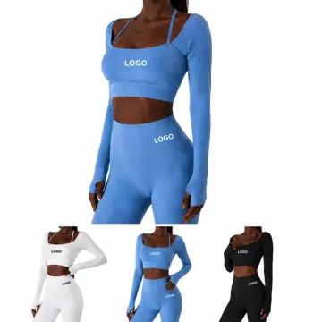 Long Sleeve Moisture-Wicking Workout Top for Training