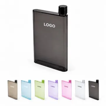 BPA-Free Polycarbonate Flat Water Bottle Leak-Proof