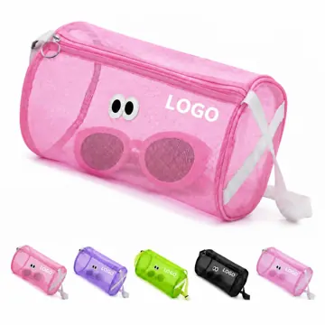 Breathable Mesh Crossbody Swim Bag with Adjustable Strap
