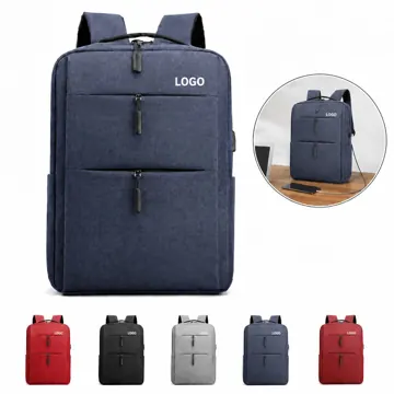 Water-Resistant Laptop Backpack with USB Charging Port