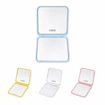 Portable Flip-Top Cosmetic Mirror for Travel, Compact