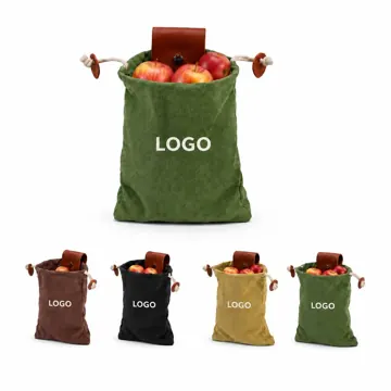 Foldable Mesh Fruit Pouch with Zipper Compartments