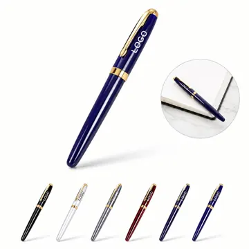 Refillable Metal Writing Pen for Office and Daily Use