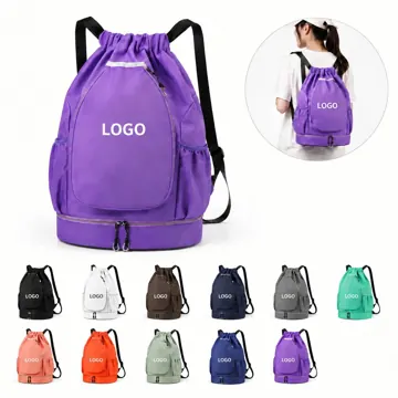 Water-Resistant Sports Backpack with Laptop Sleeve
