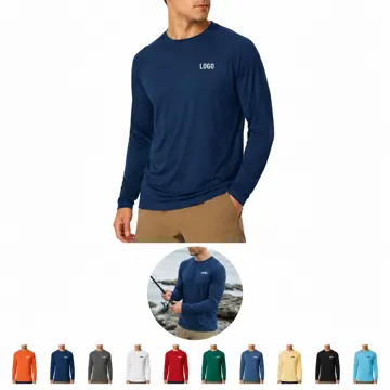 Men's Long Sleeve UPF 50+ Sun Shirt Breathable Quick-Dry