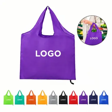 Foldable Water-Resistant Reusable Shopping Tote for
