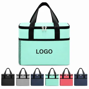 Large Square Thermal Lunch Bag for Work School Travel