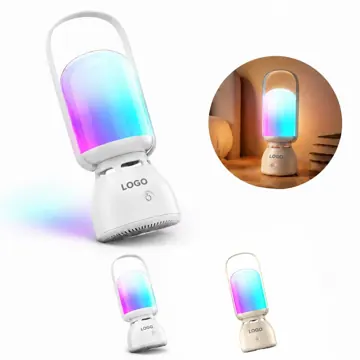 Portable wireless audio lamp with LED Light