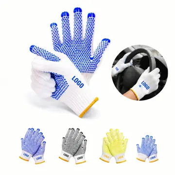 Breathable Cotton Work Gloves for Light Duty